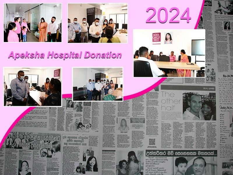 APEKSHA HOSPITAL DONATION